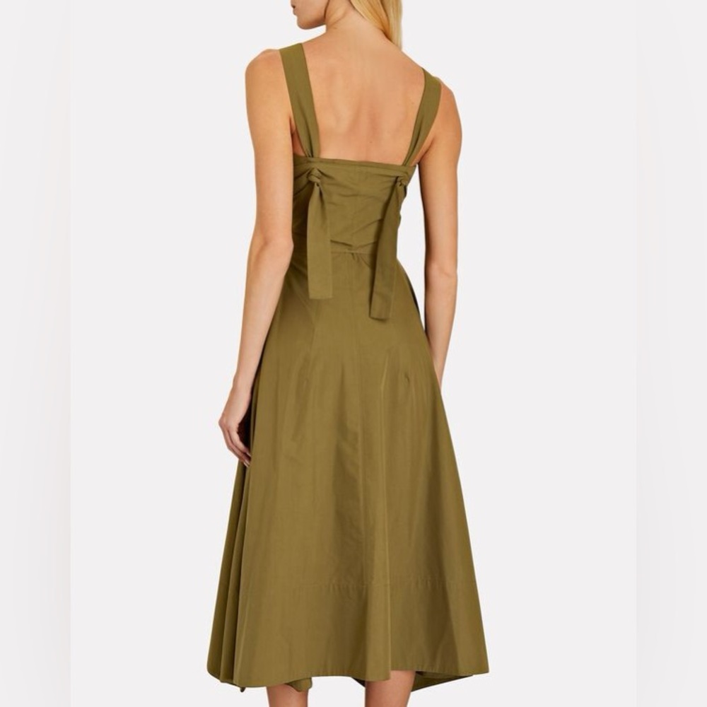 TIE WAIST POPLIN DRESS - Picture 2 of 6